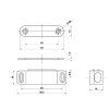 18484 2 strong magnet biely 4kg