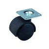 20977 strongcastors koliesko 40 mm platnicka cierna