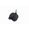 20986 strongcastors koliesko 40mm cierne cap m8 15mm brzd