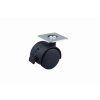 20995 strongcastors koliesko 50 mm cierne platnicka brzda