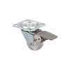 21055 strongcastors koliesko top e priemer 35 mm transparentna tmava s brzdou
