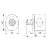 23086 2 stronglocks knopka pre vymenitelnu vlozku prava