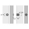 2461 2 hettich 13157 magnet m73 gp9 4kg biely