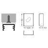 25213 2 stronglumio uchyty pruzinove smart slim inox par