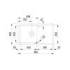 26071 2 strongsinks s3 drez dnipro 865 rozmer 865 x 505 mm nerez s excentrom