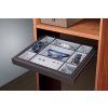 26464 4 strongwire organizer na sperky s ramom a tlmenym vysuvom 900 mm hnedy