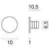 29677 2 blum 955 1008d dosticka tip on na vtlacenie