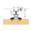 32338 2 vertiko stenovy prichyt kovovy