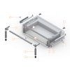 34138 3 blum z95 4600 sada space step 460mm orion siva