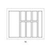 35017 2 pribornik classico kristall softtouch 70 622 x 474 mm cierny