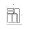 36643 strongin pribornik 354x474 mm pre strongbox biely