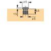 3715 2 hettich 9079298 tlmic dorazu 5 mm transparent
