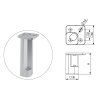 37192 2 stronglegs nabytkova noha fp005 150rmm siva ral 9006