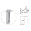 37204 2 stronglegs nabytkova noha fp005 100rmm chrom leskly