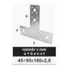 39064 3 tk t spojovac 95 45x160x2 0mm