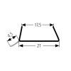 41500 3 tesnici profil soklove desky 3m