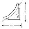 41503 3 tl compact line hlinik hladky 3m