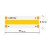43528 5 stronglumio led pasik cob 12v 10w m 480 led m 8mm biela studena
