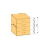 46036 2 k bbp kontajner 540mm typ 8 v 3 zasuvka kov plnovysuv dotah