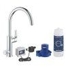 47629 2 grohe 30499000 blue pure eurosmart startovni sada c vypust chrom