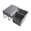 49894 3 gollinucci sorter linea 296 500mm 2x15l siva