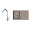 50521 2 k strongsinks s3 set drez zala 860x500mm granit bezova bateria seina chrom