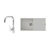 50596 2 k strongsinks s3 set drez zala 1000x500mm granit biela bateria garonne chr
