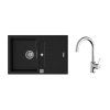 50815 2 k strongsinks s3 set drez vardar 780x500mm granit cierna bateria rhona chrom