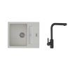 50920 2 k strongsinks s3 set drez vardar 615x500mm granit biela bateria ipoly cierna