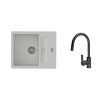50923 3 k strongsinks s3 set drez vardar 615x500mm granit biela bateria loira cierna