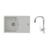 50932 2 k strongsinks s3 set drez vardar 780x500mm granit biela bateria garonne chr