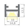 50950 10 stronglumio profil led maglyte 10 2030mm strieborna elox