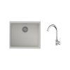 K-StrongSinks S3 Set drez Hron 530x460mm granit biela + Batéria Seina chróm