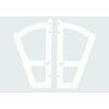 619 1 botnik vyklopny 1 rady biely plast