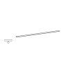 6283 2 hettich 9255821 avantech you kryci profil 650 mm biely