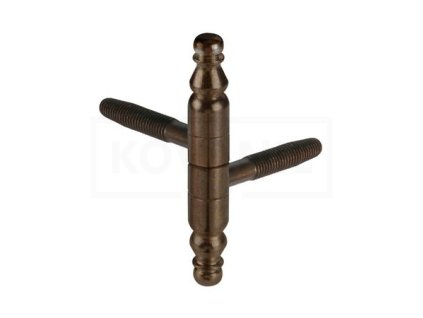 cerniera agb modello 131 barocco segno 2 gambi diametro 13 mm altezza 88 mm colore bronzato