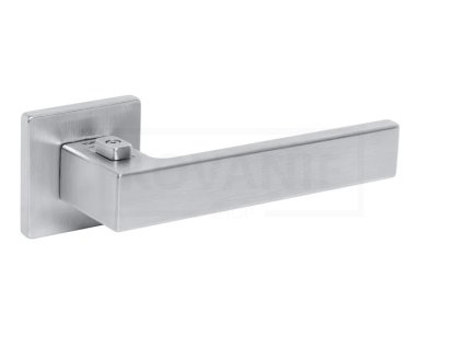 TI - SQUARE - HR 4275Q 7S s uzamykáním (Provedení KLIKA/KLIKA WC LEVÁ, Povrch Bílá matná, Typ otvoru BEZ SPODNÍ ROZETY)