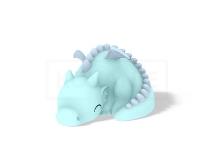 23972 3 silikonova nocni lampicka modry dracek