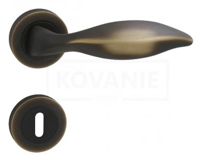 MP KOVÁNÍ klika LI - DELFINO - R (Provedení BB, Povrch OC - chrom lesklý)
