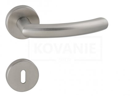 MP KOVÁNÍ klika TI - NERO - R 2233 (Provedení BB, Povrch BN - broušená nerez)