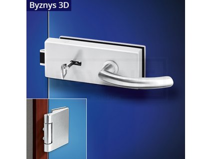 ACT - Gina Byznys HR 3D (Provedení BB (pokojový klíč), Povrch IN - nerez)