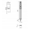 Rygiel do drzwi 225mm nawierzchniowy FAPIM 3722B Marka Fapim