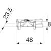DV005 skiz MACO MM Hebeteil PVC 12 20 13 KBE KOEMMERLING TROCAL links 359295 0