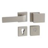 TI - CUBO/CINTO - HR 3230/2732 (Provedení klika / klika s PZ otvorem PLUS (otvor pro vložku s překrytím), Povrch BS - černá mat)