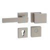 TI - CUBO/SQUARE - HR 3230/2275 (Provedení klika / klika s PZ otvorem PLUS (otvor pro vložku s překrytím), Povrch BS - černá mat)