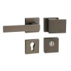 TI - CUBO/SQUARE - HR 3230/2275 (Provedení klika / klika s PZ otvorem PLUS (otvor pro vložku s překrytím), Povrch BS - černá mat)