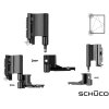 SCHUCO Spodní pant Royal S/AWS 130 kg (Povrch Stříbrná, Typ L)