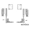 SCHUCO Spodní pant Royal S/AWS 130 kg (Povrch Stříbrná, Typ L)