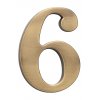 COBRA číslice 10cm (Provedení 0, Povrch OFS - bronz česaný)