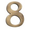 COBRA číslice 10cm (Provedení 0, Povrch OFS - bronz česaný)